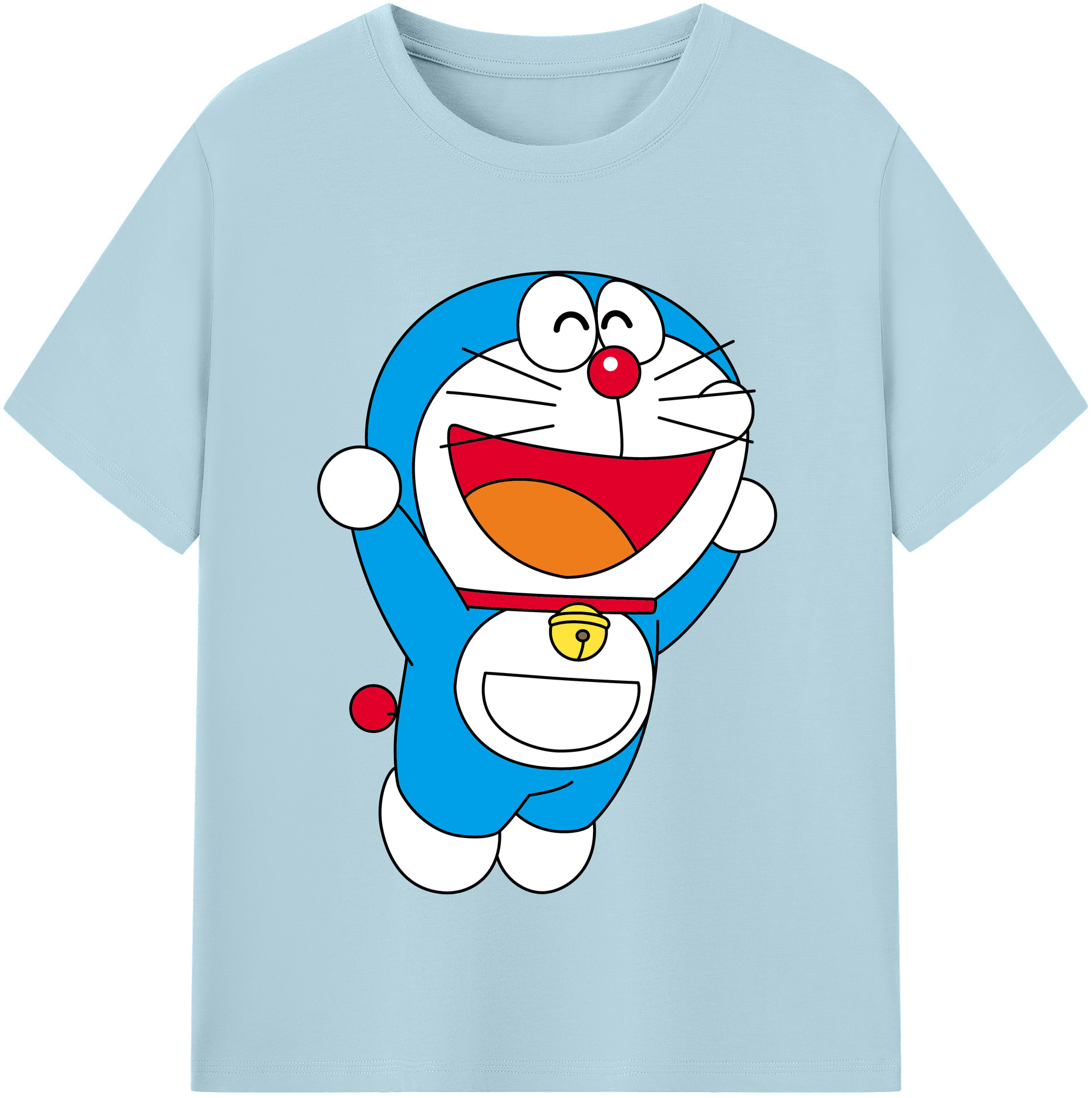 （画像用） ドラえもん Doraemon 綿100％半袖Tシャツ（フロントプリント）